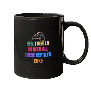 Discover Quirky Car and Reptile Enthusiast Humor Mugs