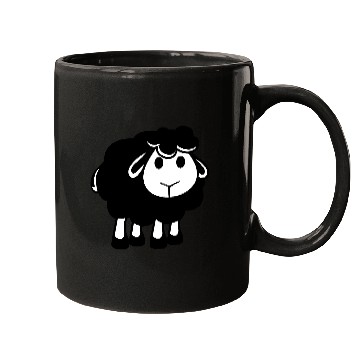 Discover Black Sheep Small Cute Cute Lamb Cool Comic Sweet Mugs