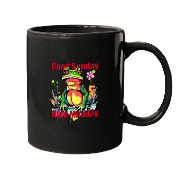 Discover Lazy Frog Artwork Mugs
