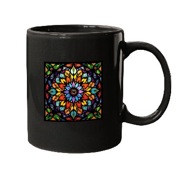 Discover Stained glass window Mugs
