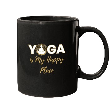 Discover Yoga is my happy place. Mugs
