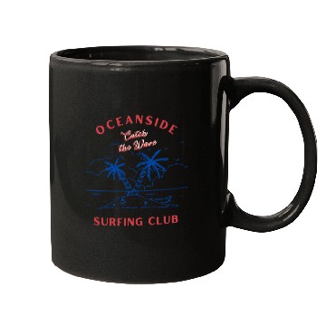Discover Oceanside Surfing Club – California Surf Style Mugs