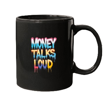Discover Money Talks Art Mugs