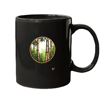 Discover Serene Bamboo Forest Mugs