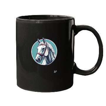 Discover Majestic White Horse Mugs