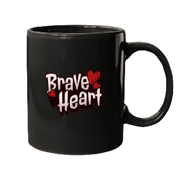 Discover Brave Heart - Courageous Warrior Mugs