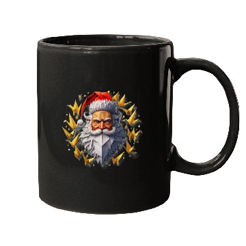 Discover Festive Santa Claus Unique Holiday Design Santa Mugs