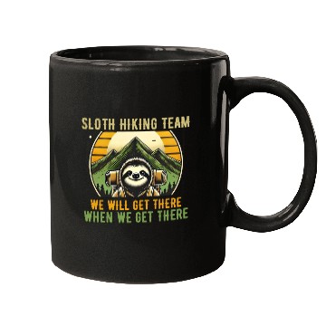 Discover Sloth Hiking Team - Outdoor Adventure Mugs