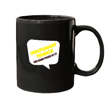 Discover Independent Thinker Mugs