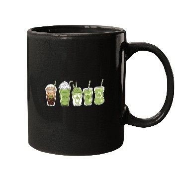 Discover Coffee Latte Green Cute Irish St Patrick's Day Mugs