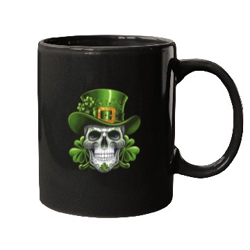 Discover Sugar Skull St Patrick's Day Shamrock Mugs