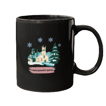 Discover CREATE PEACEFUL SPACES Mugs