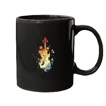 Discover Violin Retro Style Mugs
