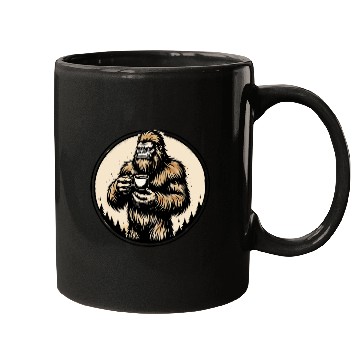 Discover dark wild coffee wild man monkey Chewbacca Beard Mugs