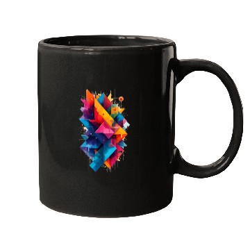 Discover Colorful Abstract Mugs