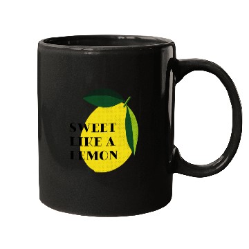 Discover Sweet like a lemon Fruit Citrus Yellow Summer Mugs