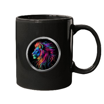 Discover Lion Art Mugs