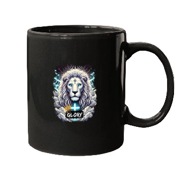 Discover White Lion Of Judah Glory Mugs