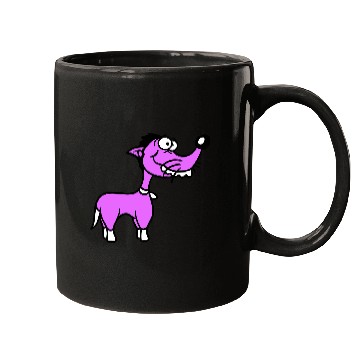 Discover Dog Standing Stupid Guy Funny Crazy Mad Weird Cool Mugs