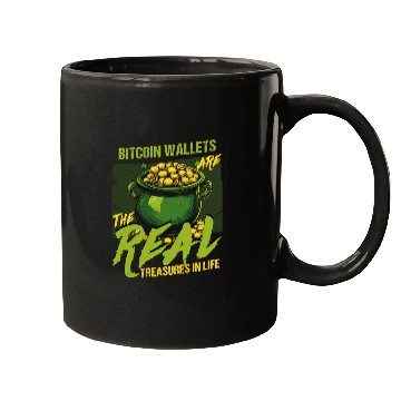 Discover St Patricks Day Bitcoin Wallets The Real Treasures Mugs