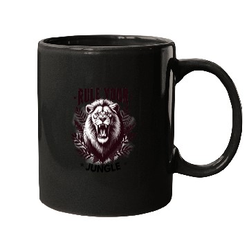 Discover Fierce Lion King Inspirational Design Mugs