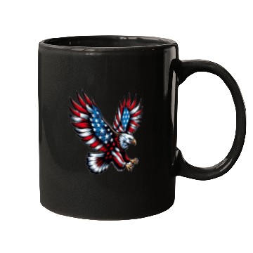 Discover USA American Eagle Mugs