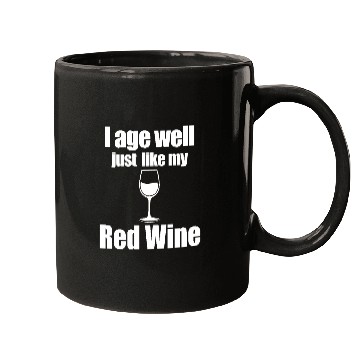Discover Red Wine Lover Gourmet Saying Quote Mugs