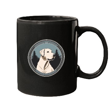 Discover Calm Labrador with Mountain Serenity Mugs
