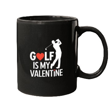 Discover Golf is my Valentine Mugs