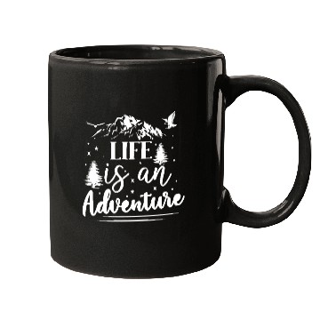 Discover Life Is An Adventure Mugs