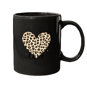 Discover Trendy Vintage Retro Love Cheetah Leopard Print Mugs