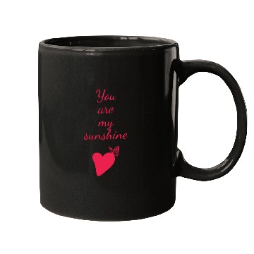 Discover You are my Sunshine. Valentines Day Gift. Mugs