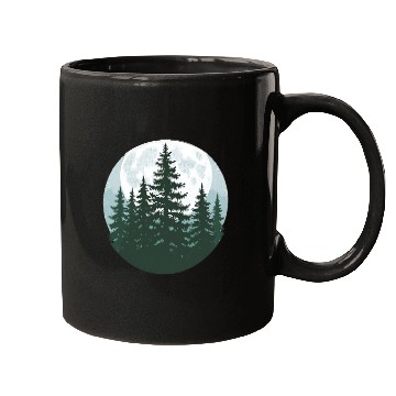 Discover Trees Wildlife Nature Forest Silhouette Mugs