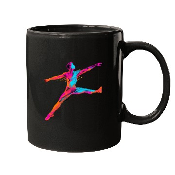 Discover Male Ballet Dancer Synthwave Mugs