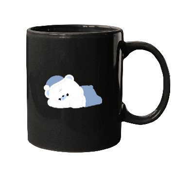 Discover Tired Polar Bear Mugs