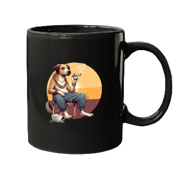 Discover The Gangster Dog Mugs