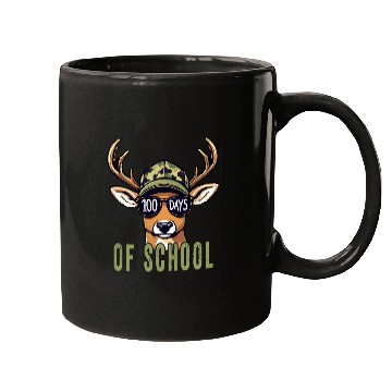 Discover Bucked' 100 Days Of School Deer Mugs