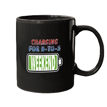 Discover Weekend - Charging for 9-to-5 Mugs