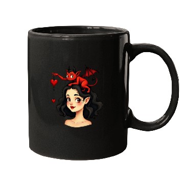 Discover Love devil Mugs