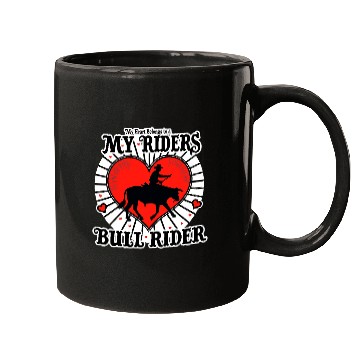 Discover My Heart Belongs To A Bull Rider Romantic Mugs