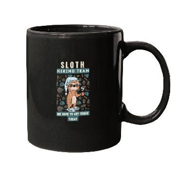 Discover Sloth hiking team Mugs