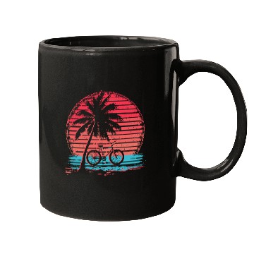Discover Cycling Synthwave Mugs