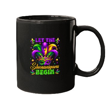 Discover Let the Shenanigans Begin Mardi Gras Design Mugs