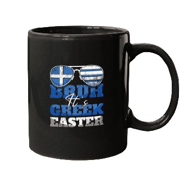 Discover Bruh It's Greek Easter Greece Flag Greek Flag Mugs