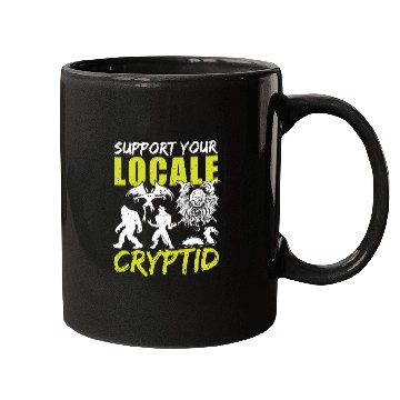 Discover UFO Fantasy Cryptid Support Your Locale Cryptid Mugs
