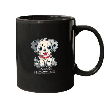 Discover Spotted puppy cartoon Mugs