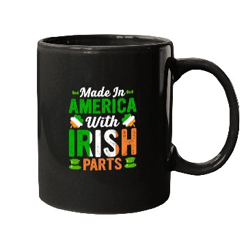 Discover Made in America with Irish Parts St. Patrick's day Mugs