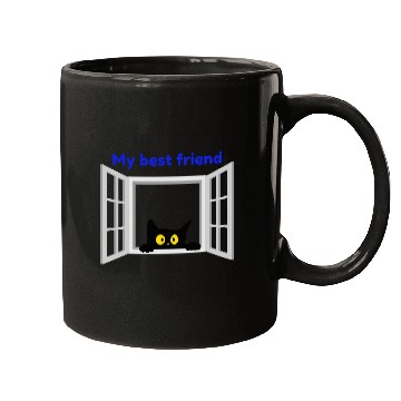 Discover My Best Friend Cat Mugs