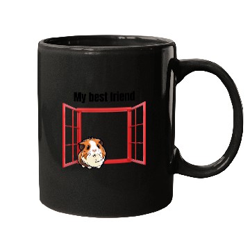 Discover My Best Friend Guinea Pig Mugs