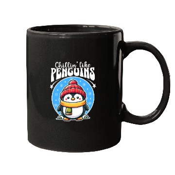 Discover Chillin' Like Penguins Mugs